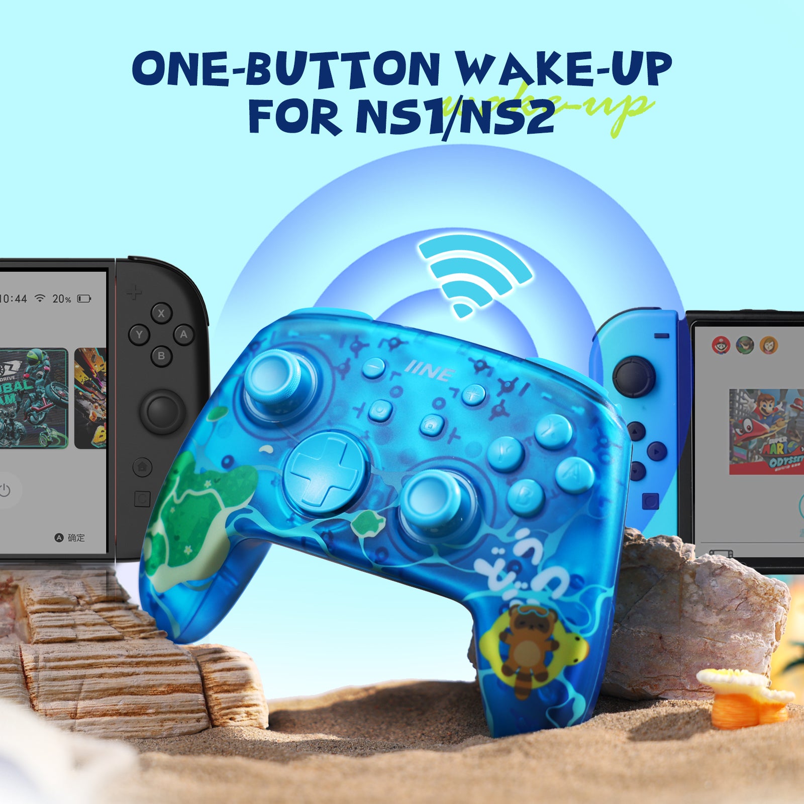 IINE Dreamy Home Paradise Series: PRO Controller & Protective Case & Game Card Case