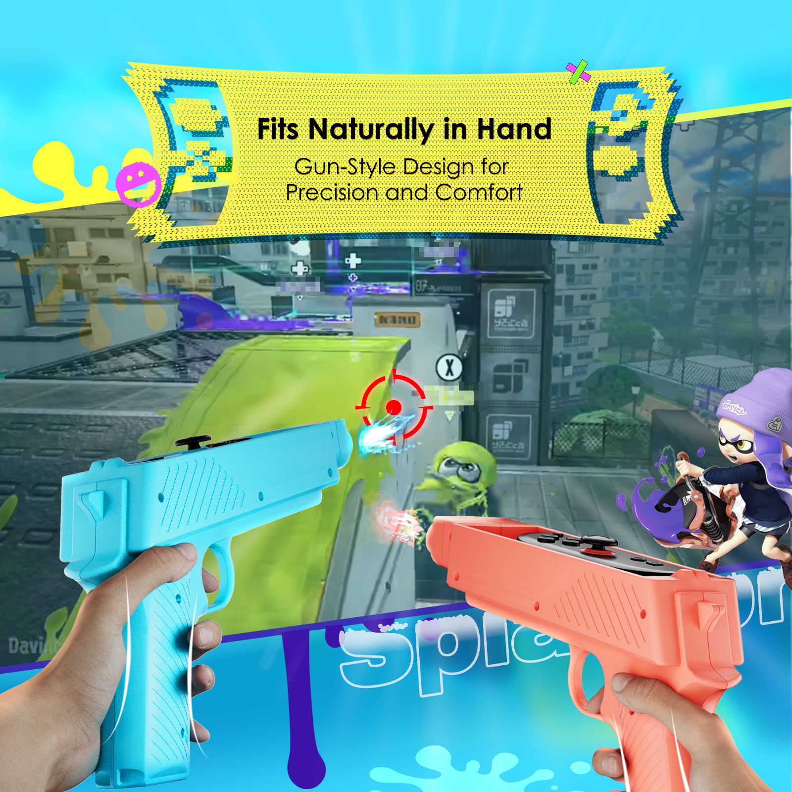 IINE Motion Gun Grip for Switch 2 & Switch 1