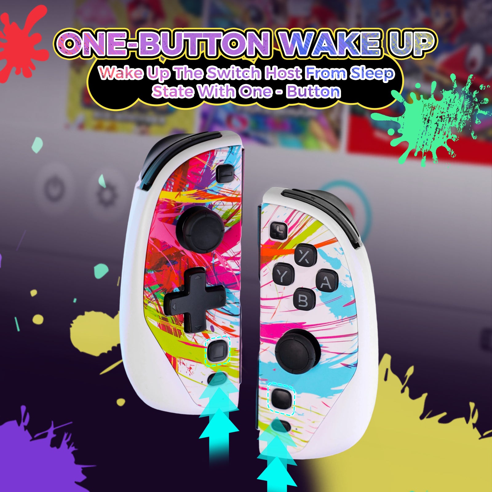 IINE Nintendo Switch Spilit Craffiti Joypad
