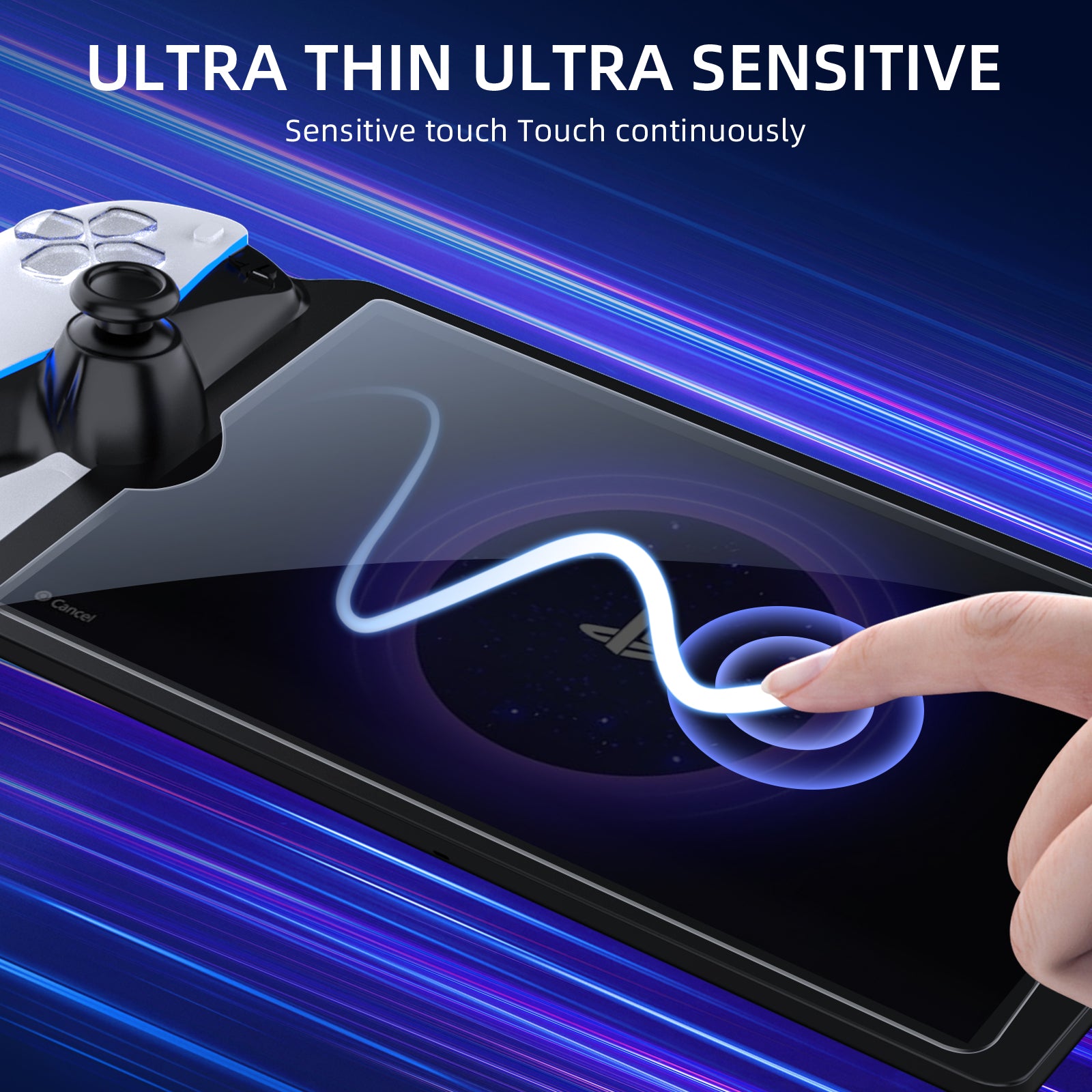 IINE Tempered Glass Film for Playstation Potal