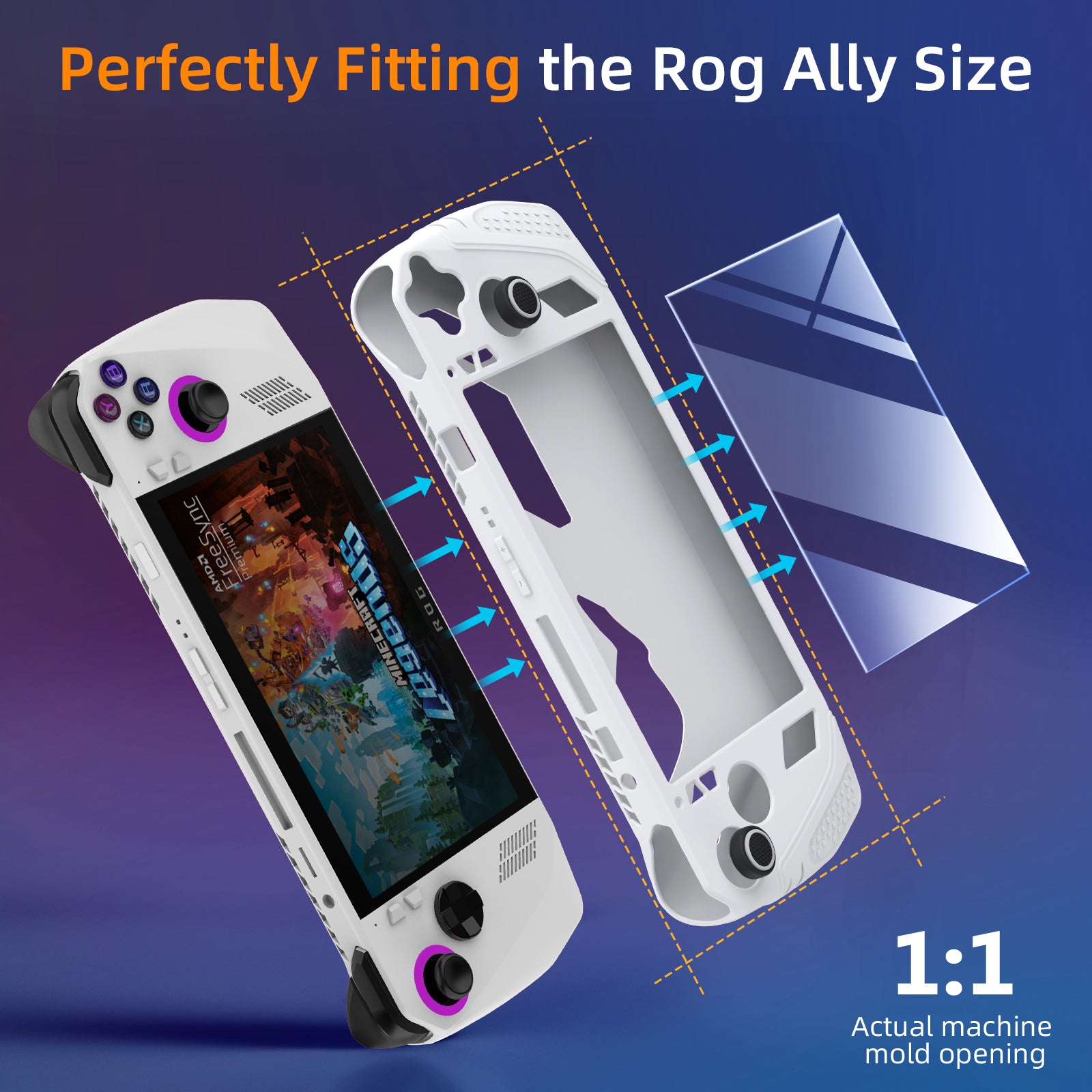 IINE ROG Ally Silicone Protective Case Accessories