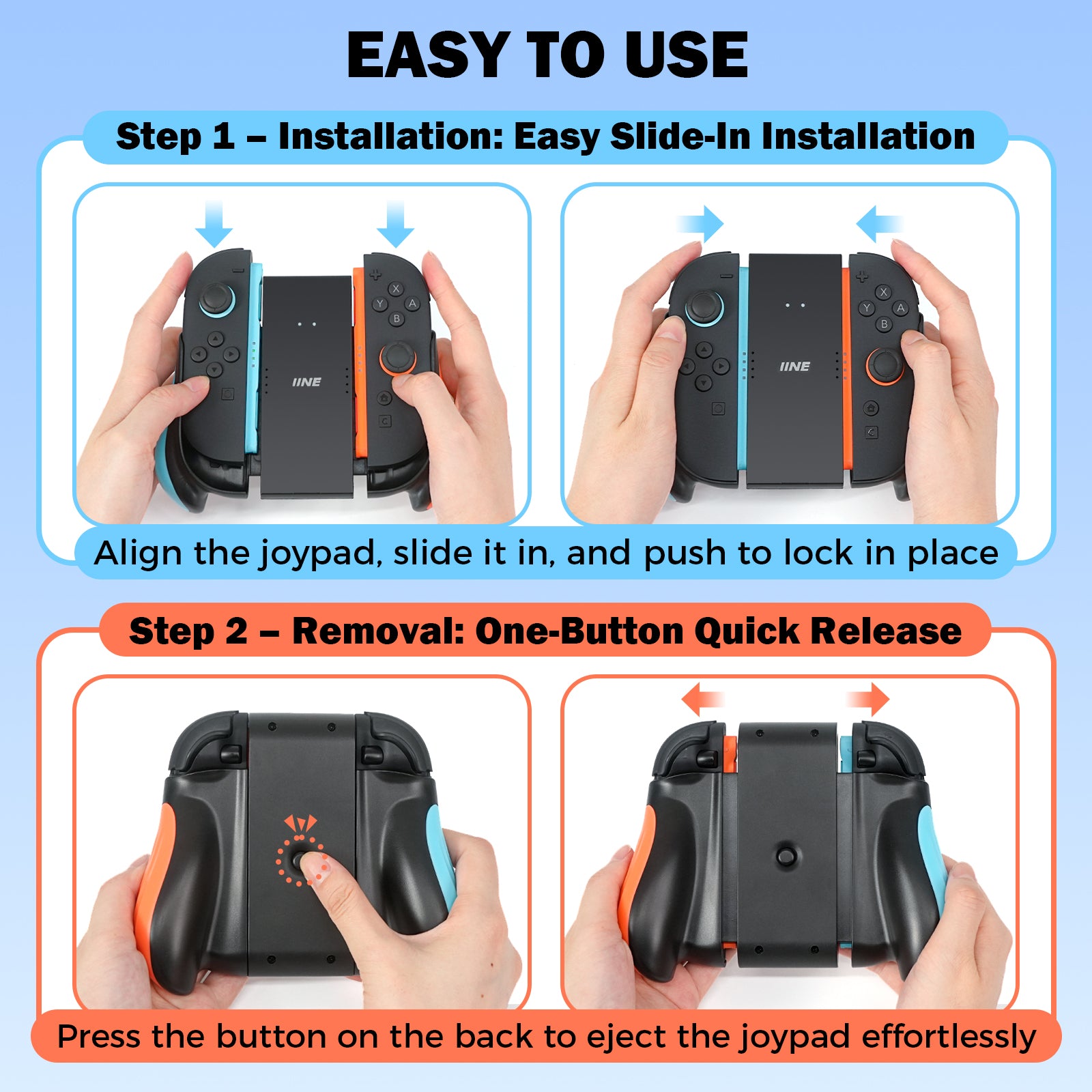 IINE Charging Grip for Switch 2