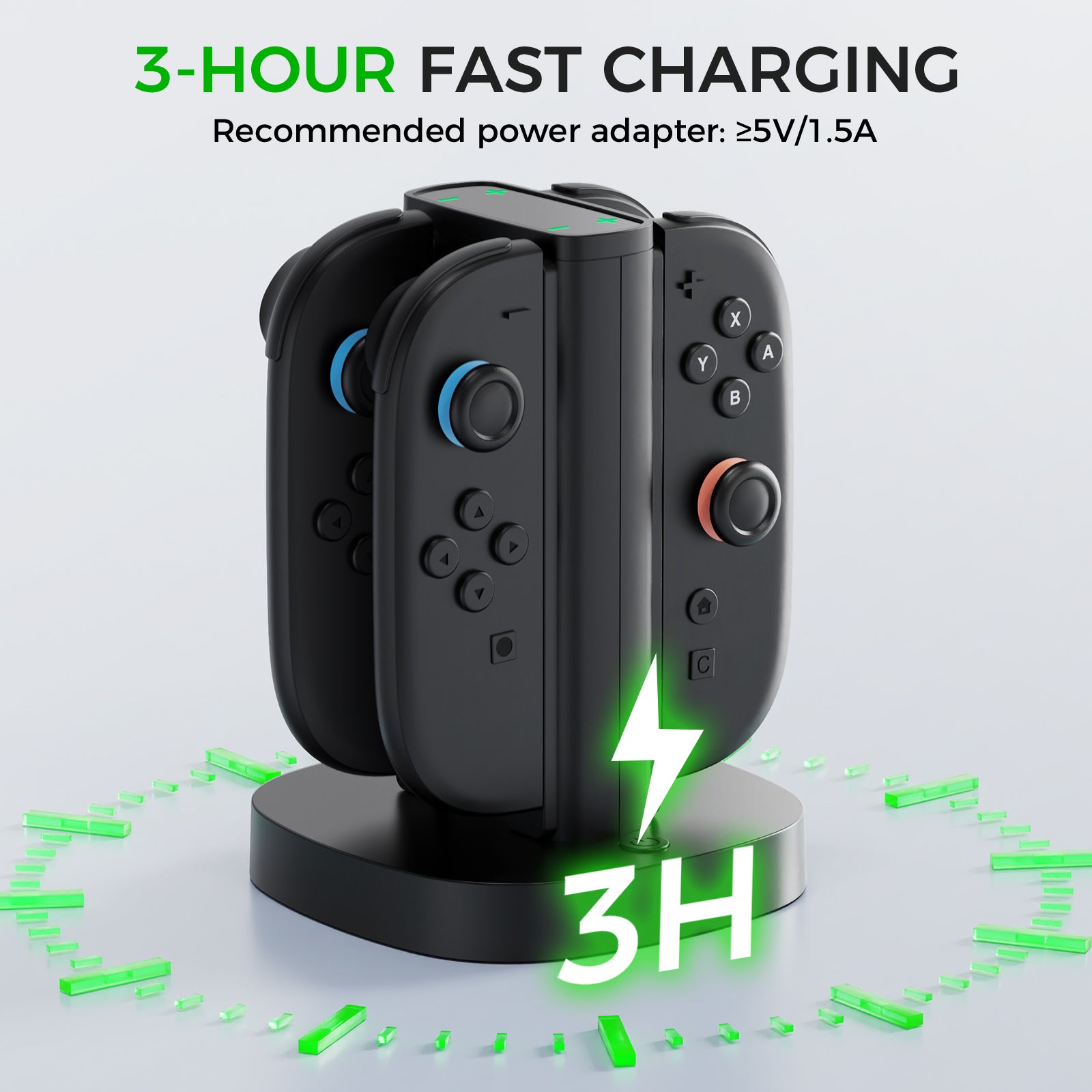 IINE 4-in-1 Charging Stand for Switch 2