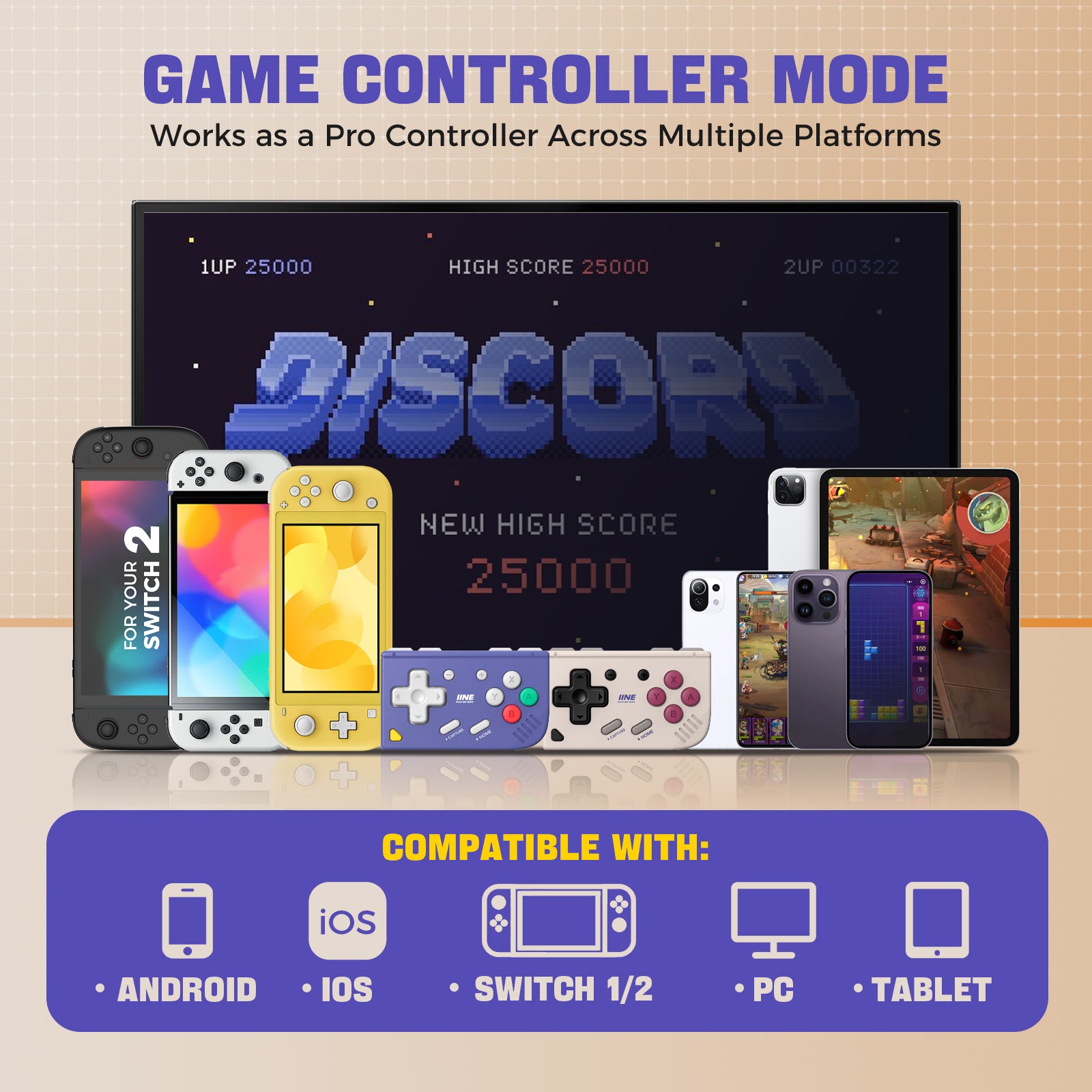 Controller Brand Innee IINE Mini Retro Ananke Gen 2 Controller – IINE Official Store