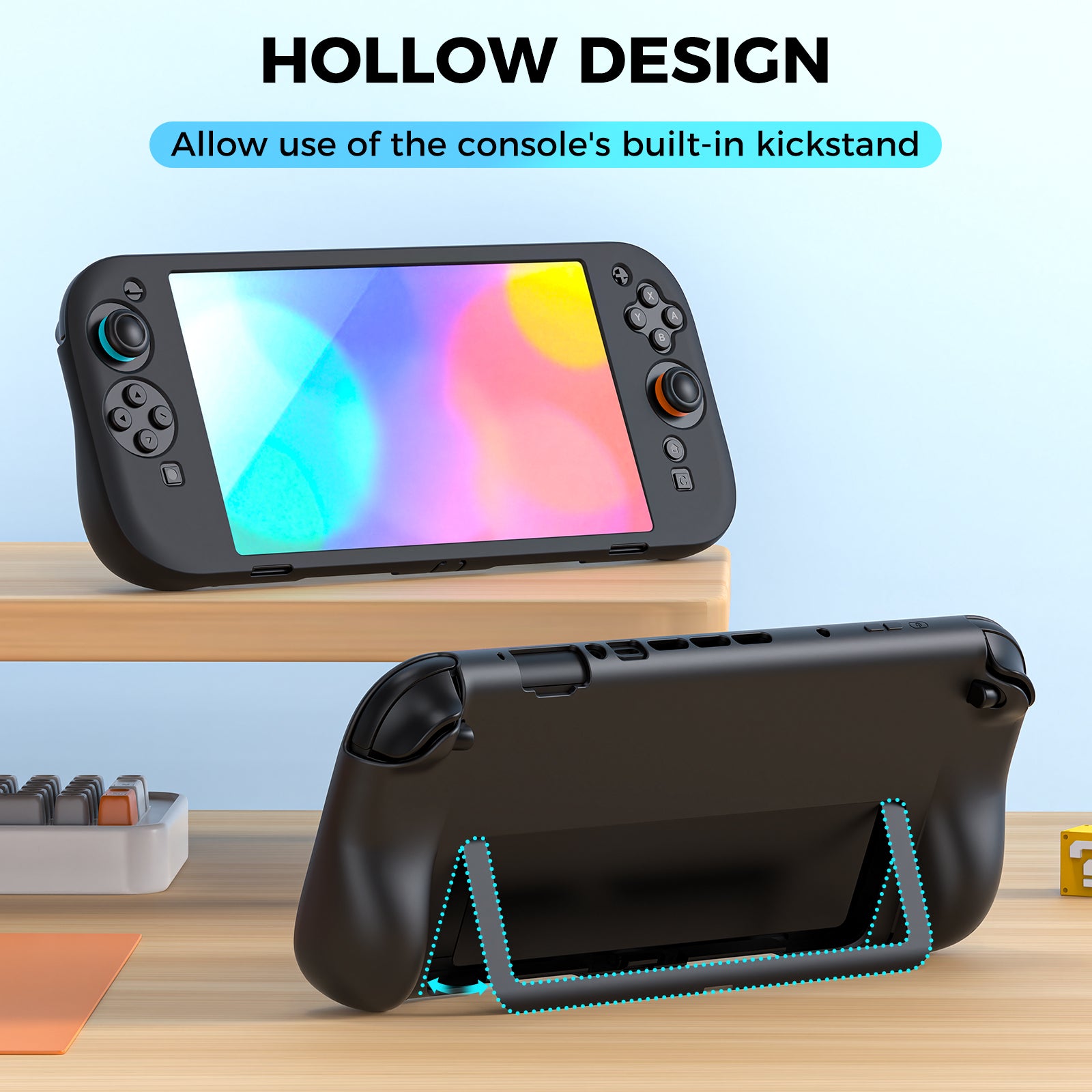 IINE All-in-one Silicone Case for Switch 2