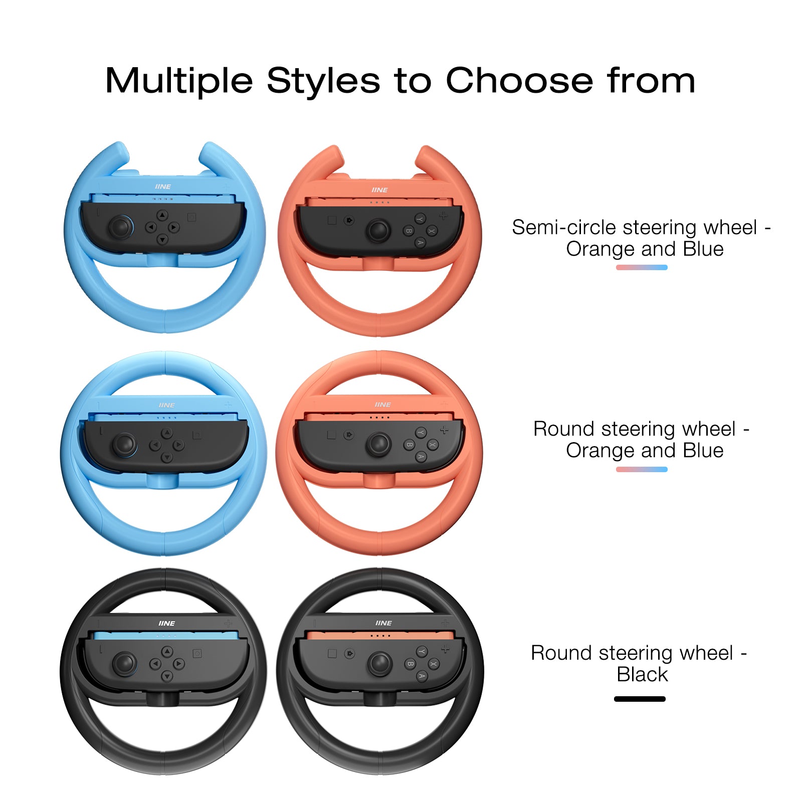 IINE Steering Wheel Grip for Switch 2