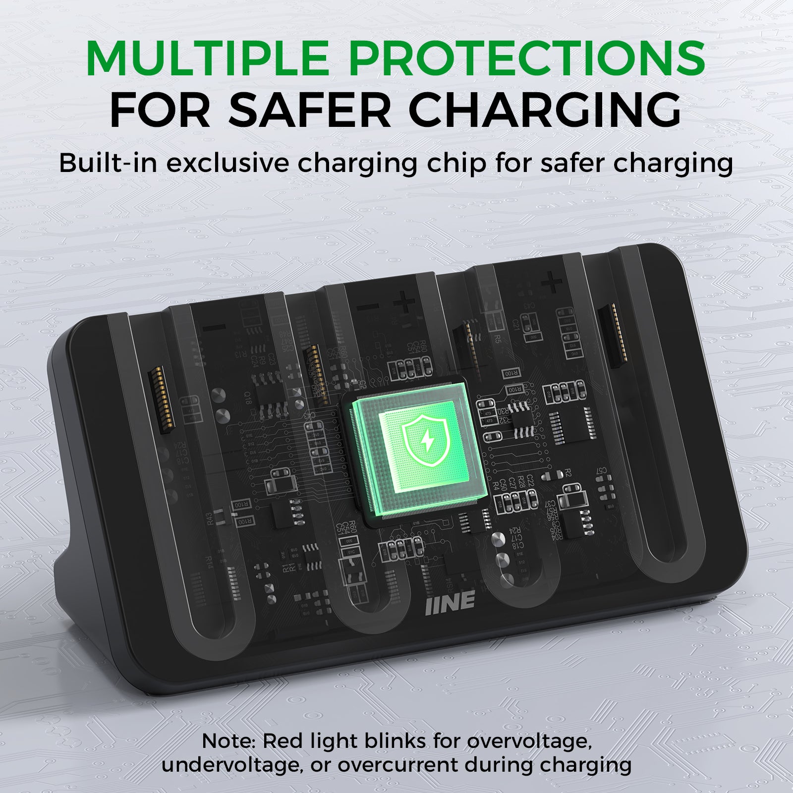 iine 4-in-1 Charging Stand for Switch 2 Fast Charging
