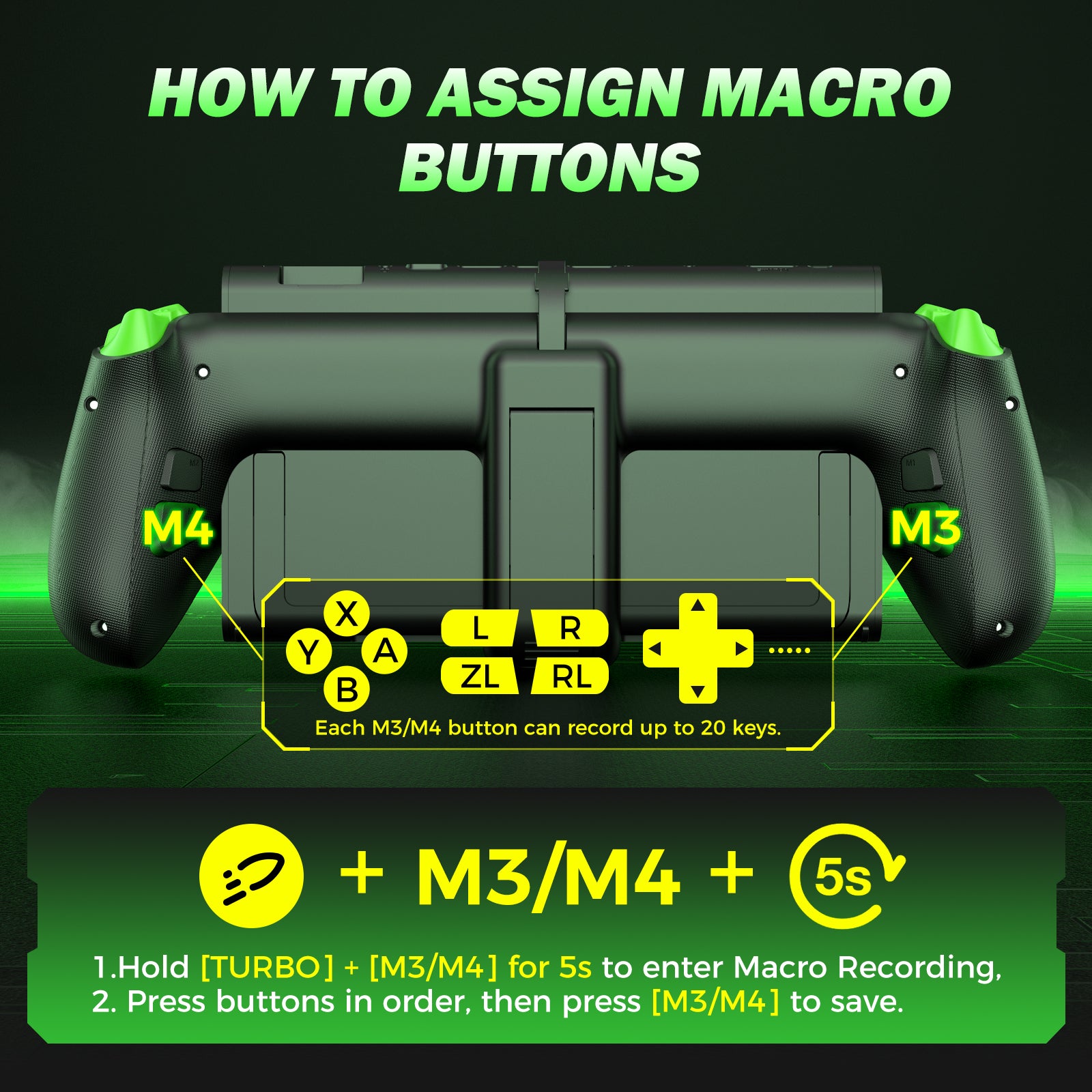 IINE One-piece Gaming Controller for Switch 2