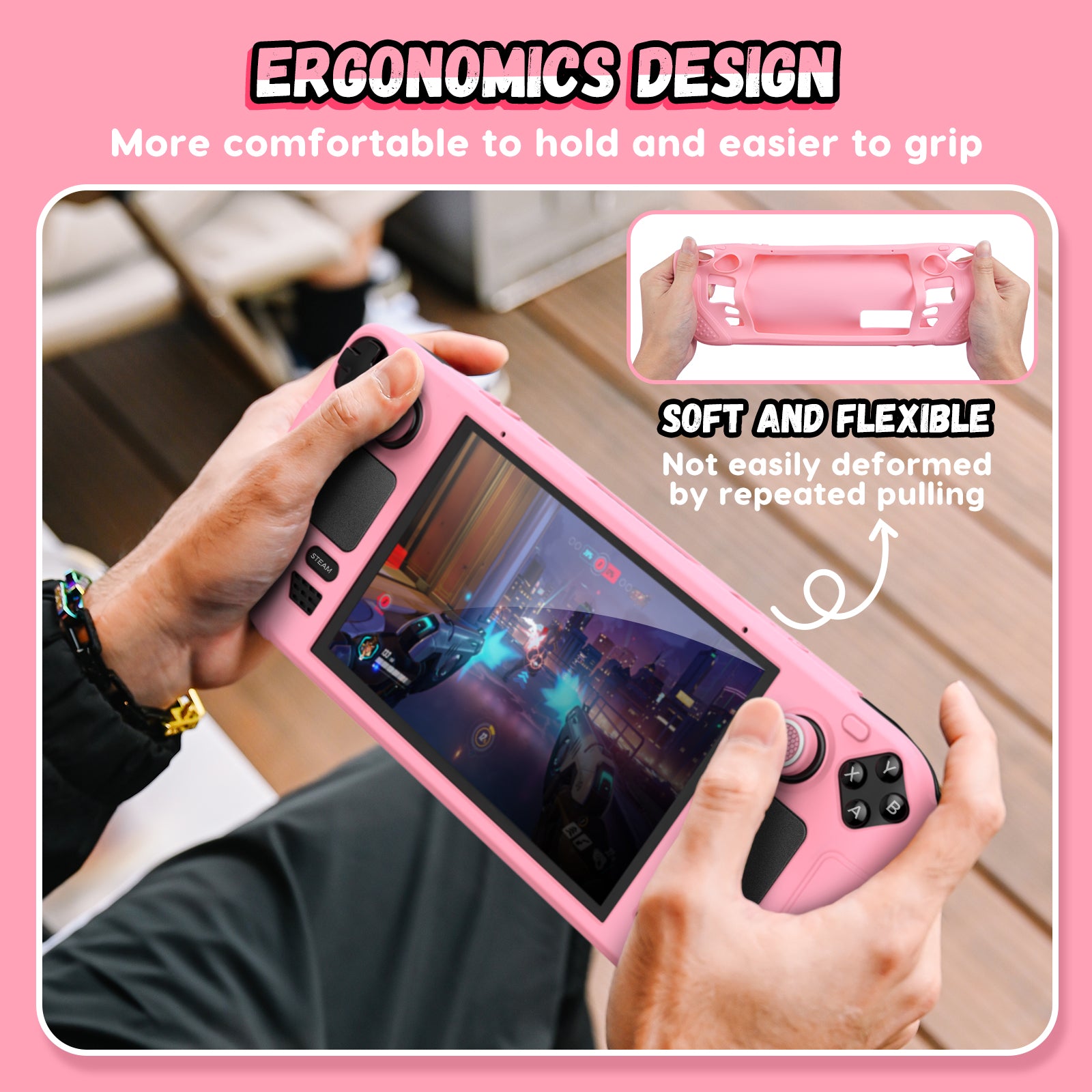 IINE Steam Deck OLED Protective Case Set