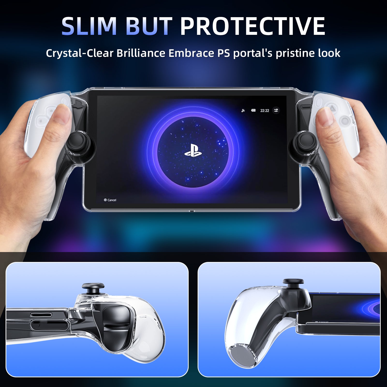 IINE transparent protective case for PlayStation Portal