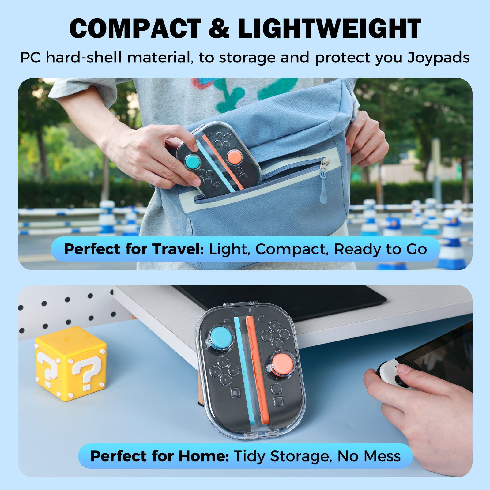 IINE PC Portable Transparent Storage Case for Switch 2
