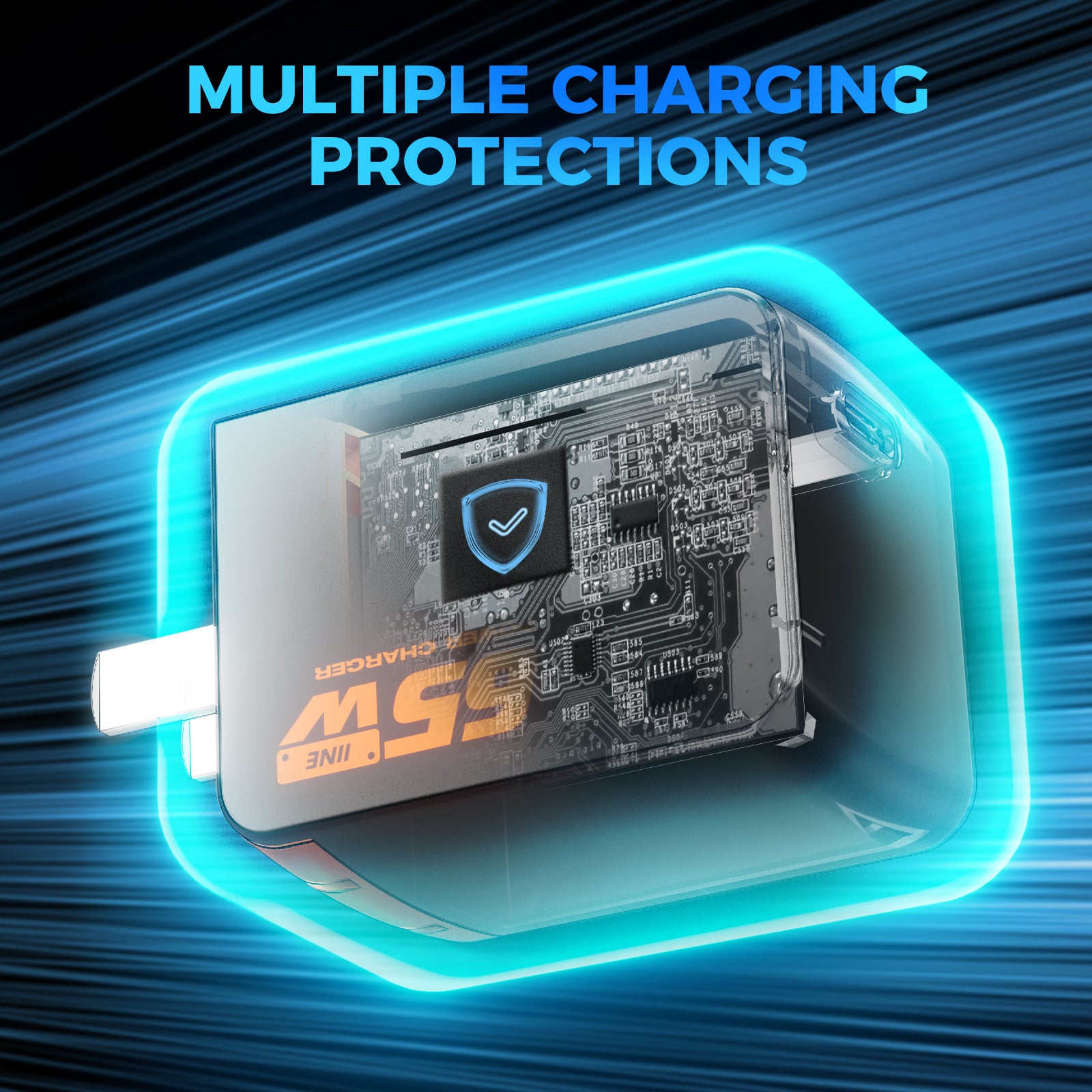 IINE 65W GaN Fast Charger for Switch2