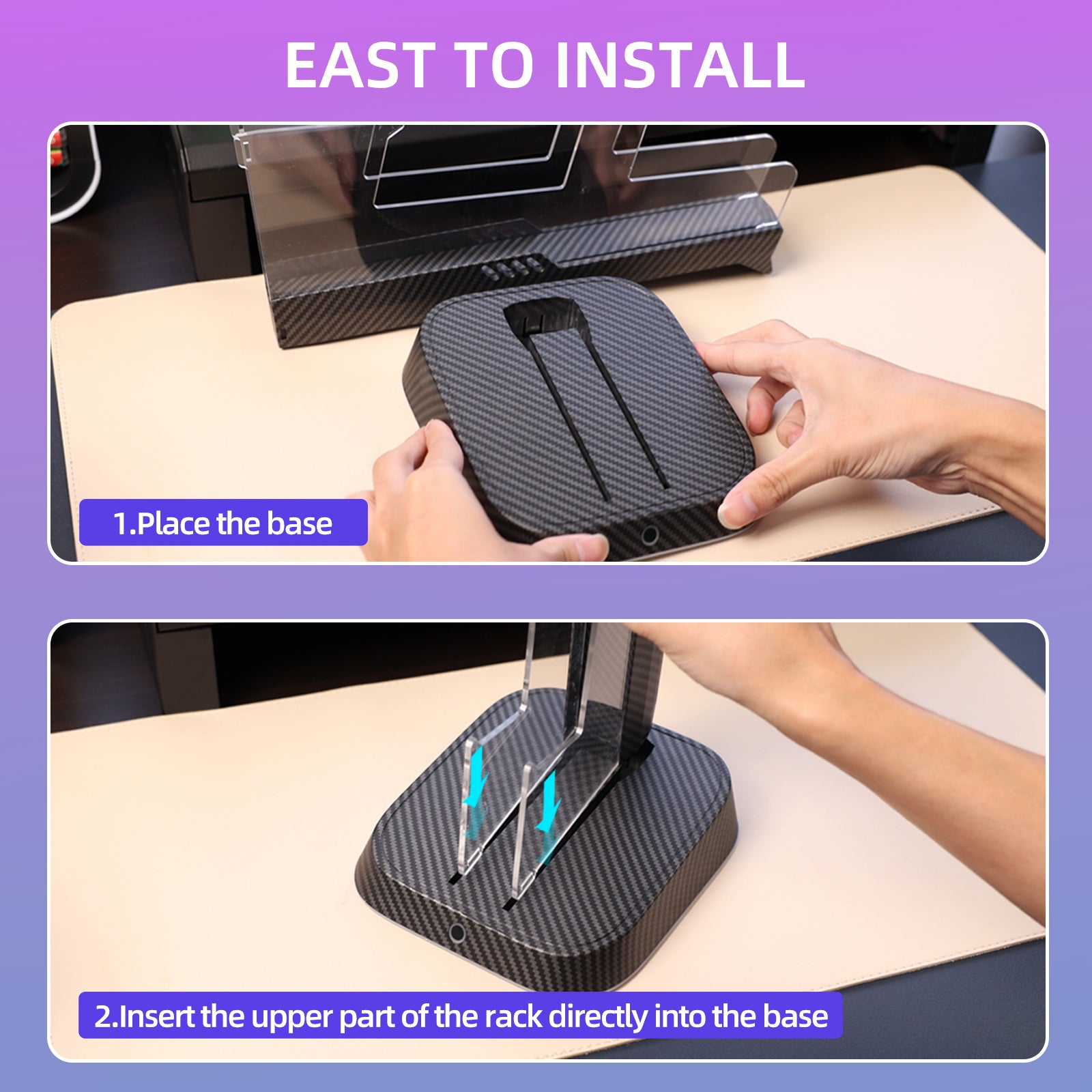 IINE Universal dual controller headset holder stand for Switch/XBOX/PS5/Headset