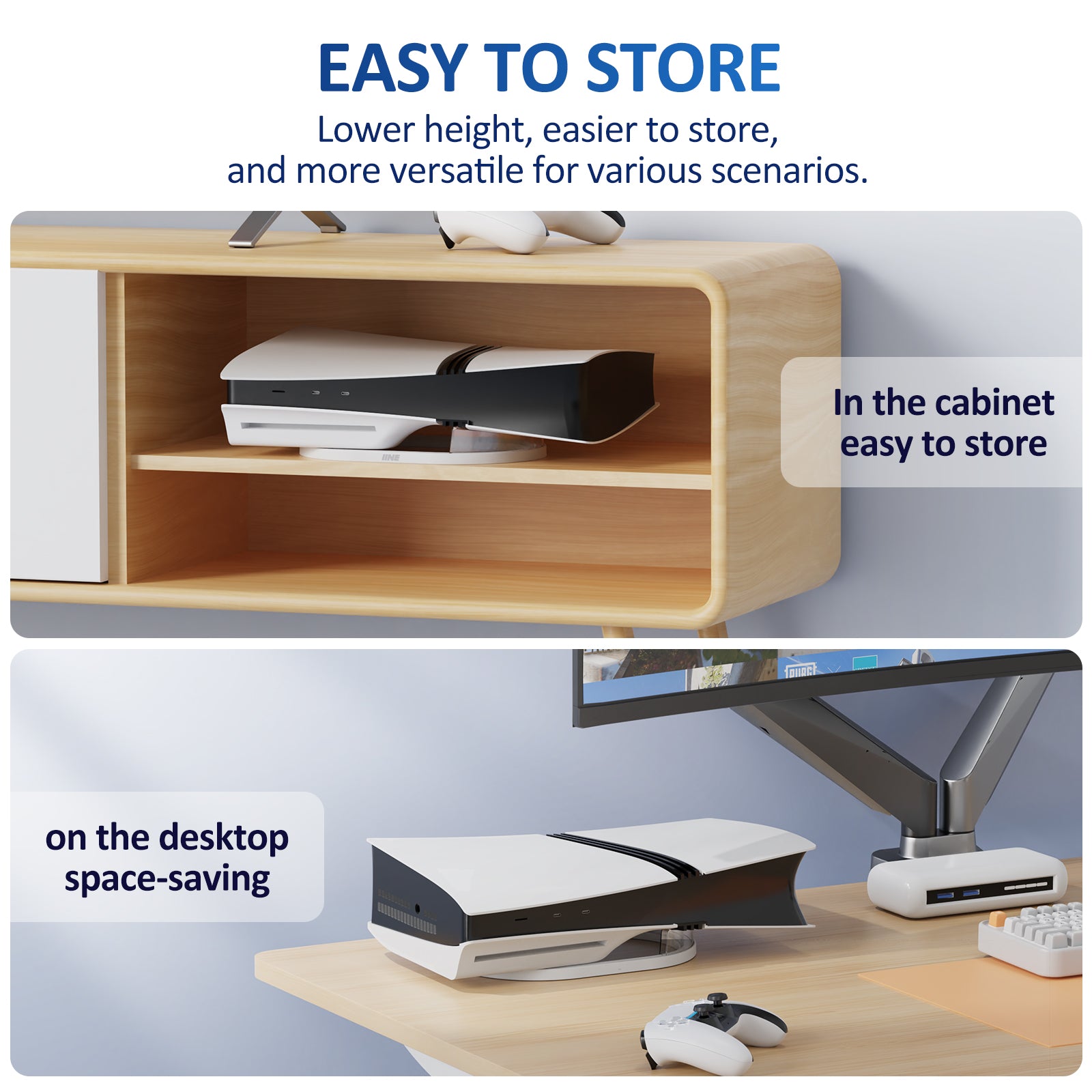 IINE Horizontal Stand for PS5 Pro