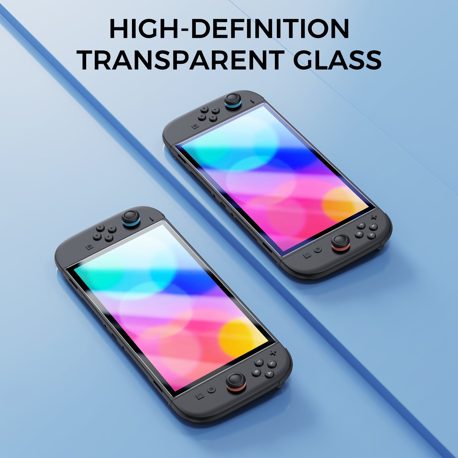 IINE Tempered Glass Screen Protector with Auxiliary device for Switch 2