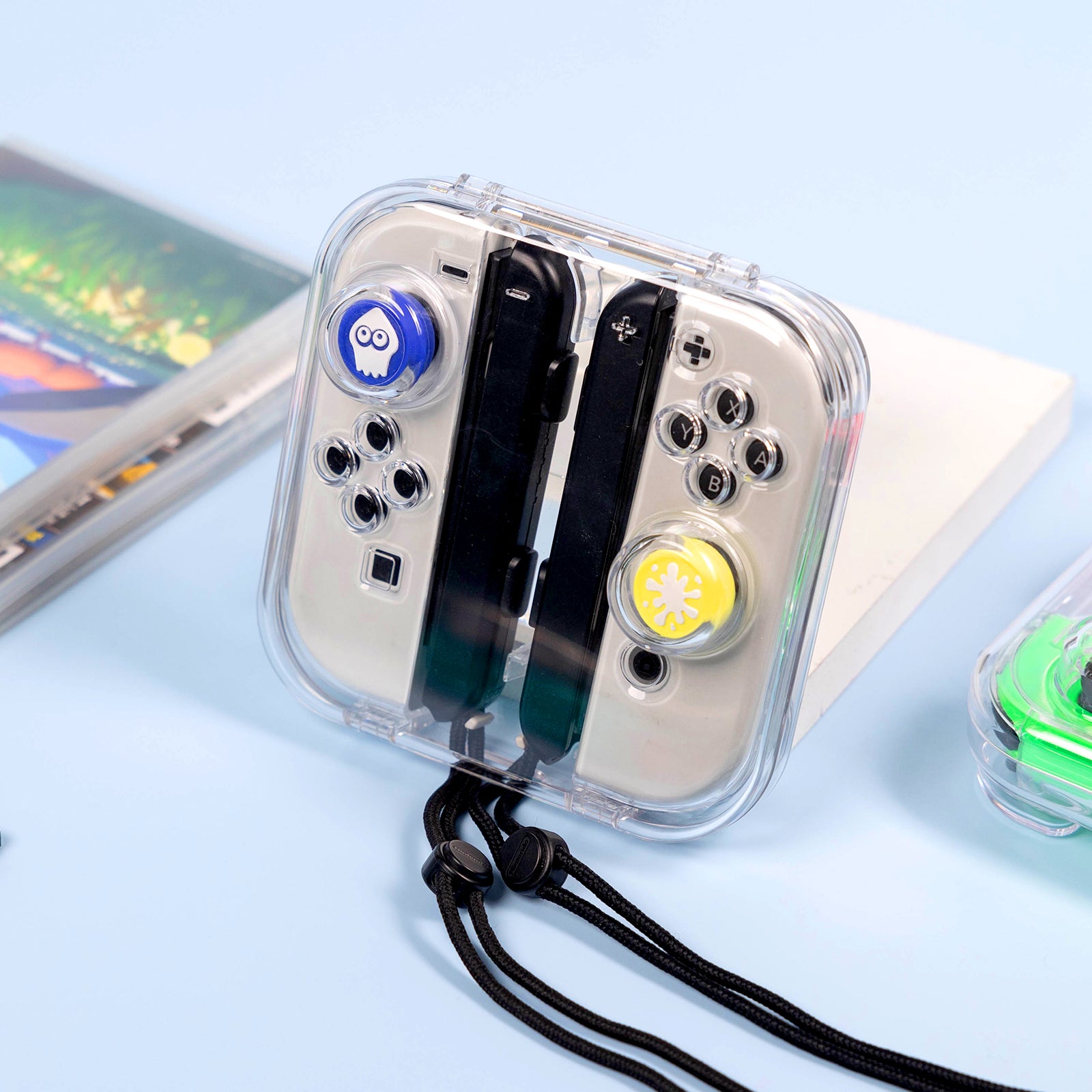 IINE Transparent Storage Case for Joy-con /  Pressure-Resistant Joystick Design