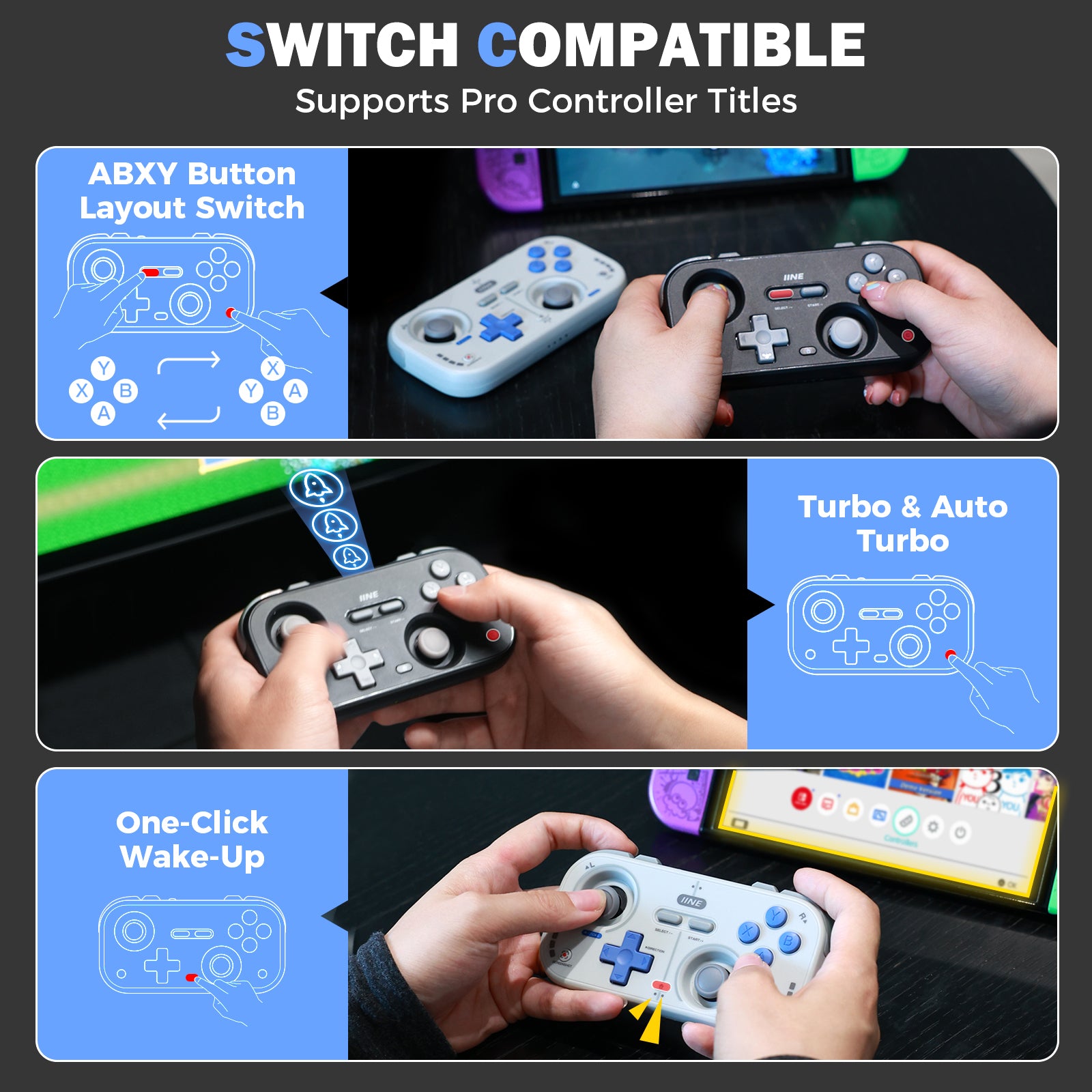 IINE PC Version Retro Pocket Game Controller