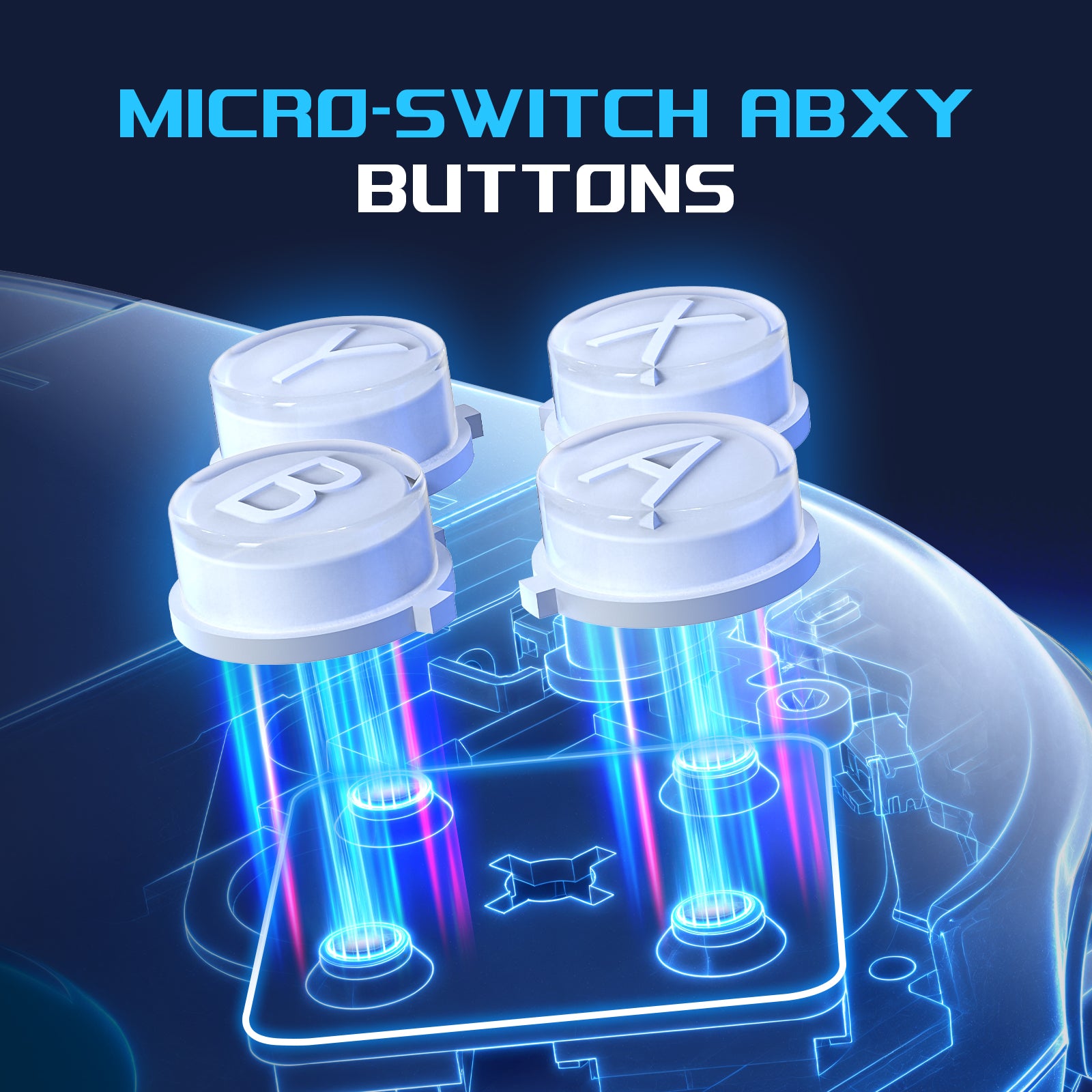 IINE Twin Lumina Wireless Joypad for Switch 2