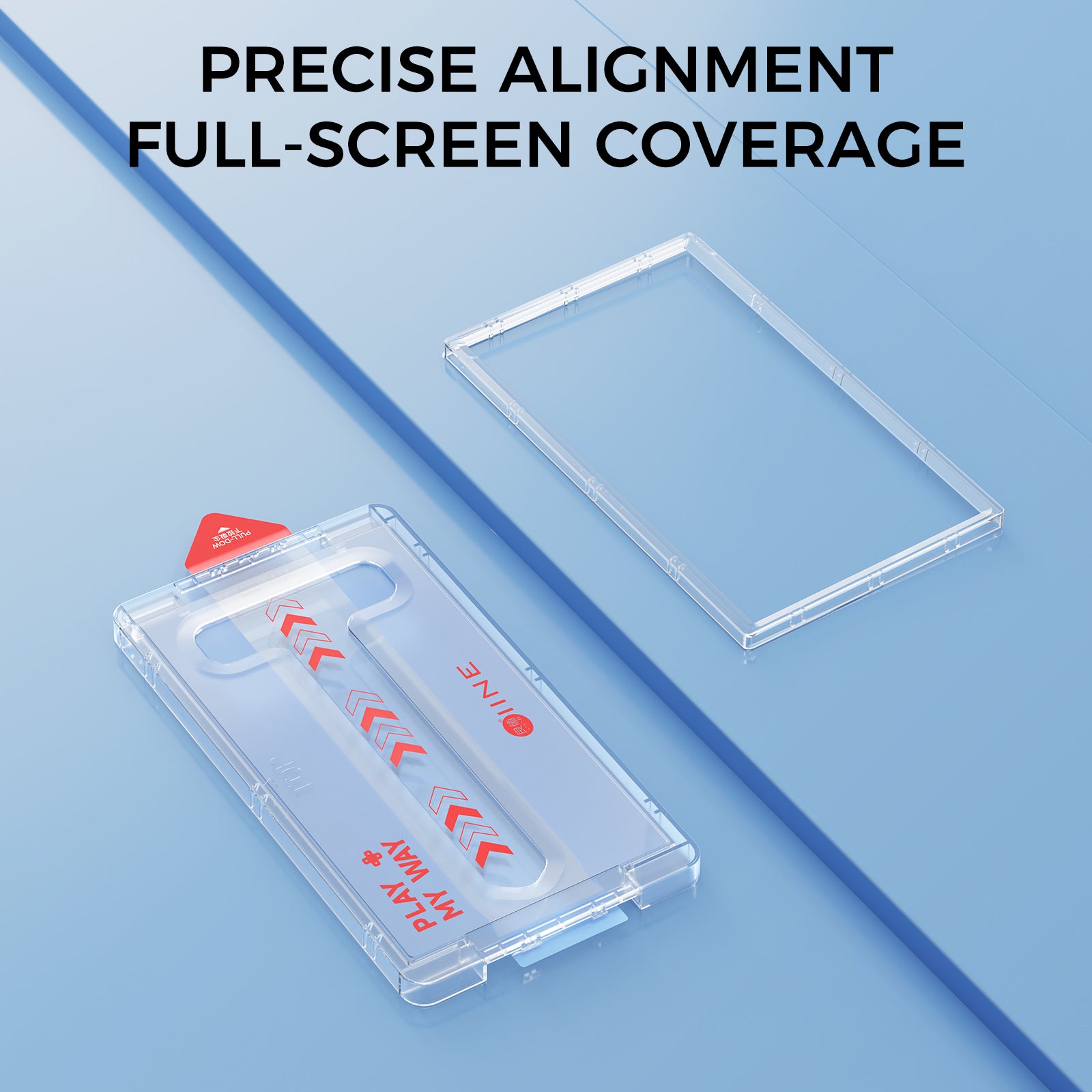 IINE Tempered Glass Screen Protector with Auxiliary device for Switch 2