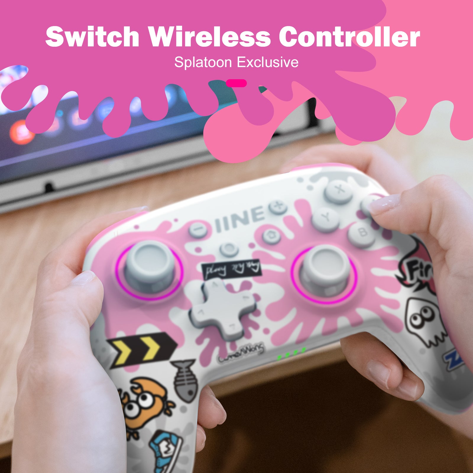 IINE Nintendo Switch Splatoon Wireless Controller