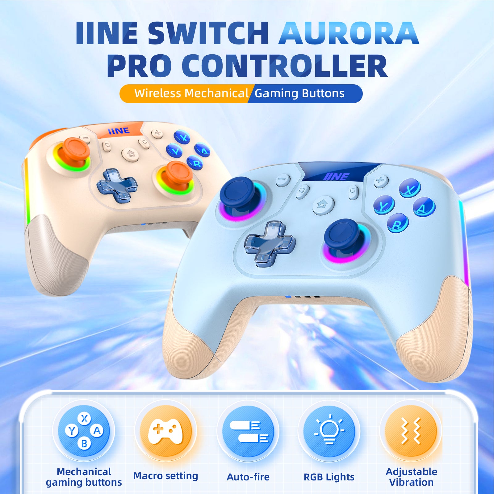 IINE Aurora Wireless Mechanical Pro Controller