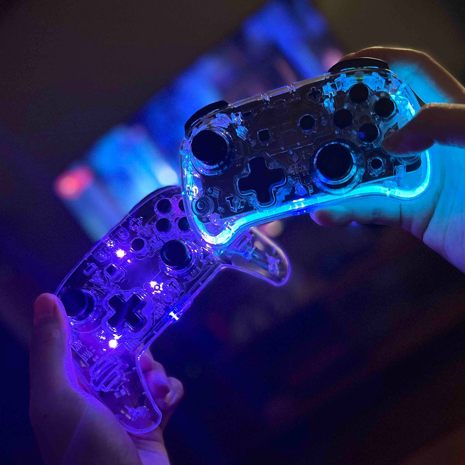 IINE Nintendo Switch Transparent Mini Controller