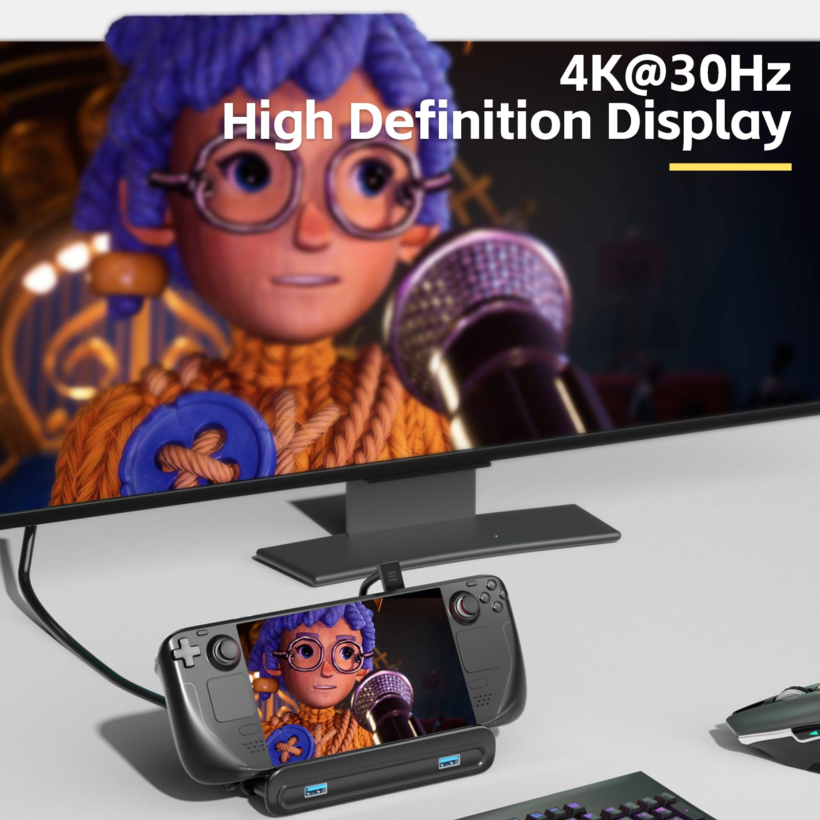 IINE Steam Deck Docking Station