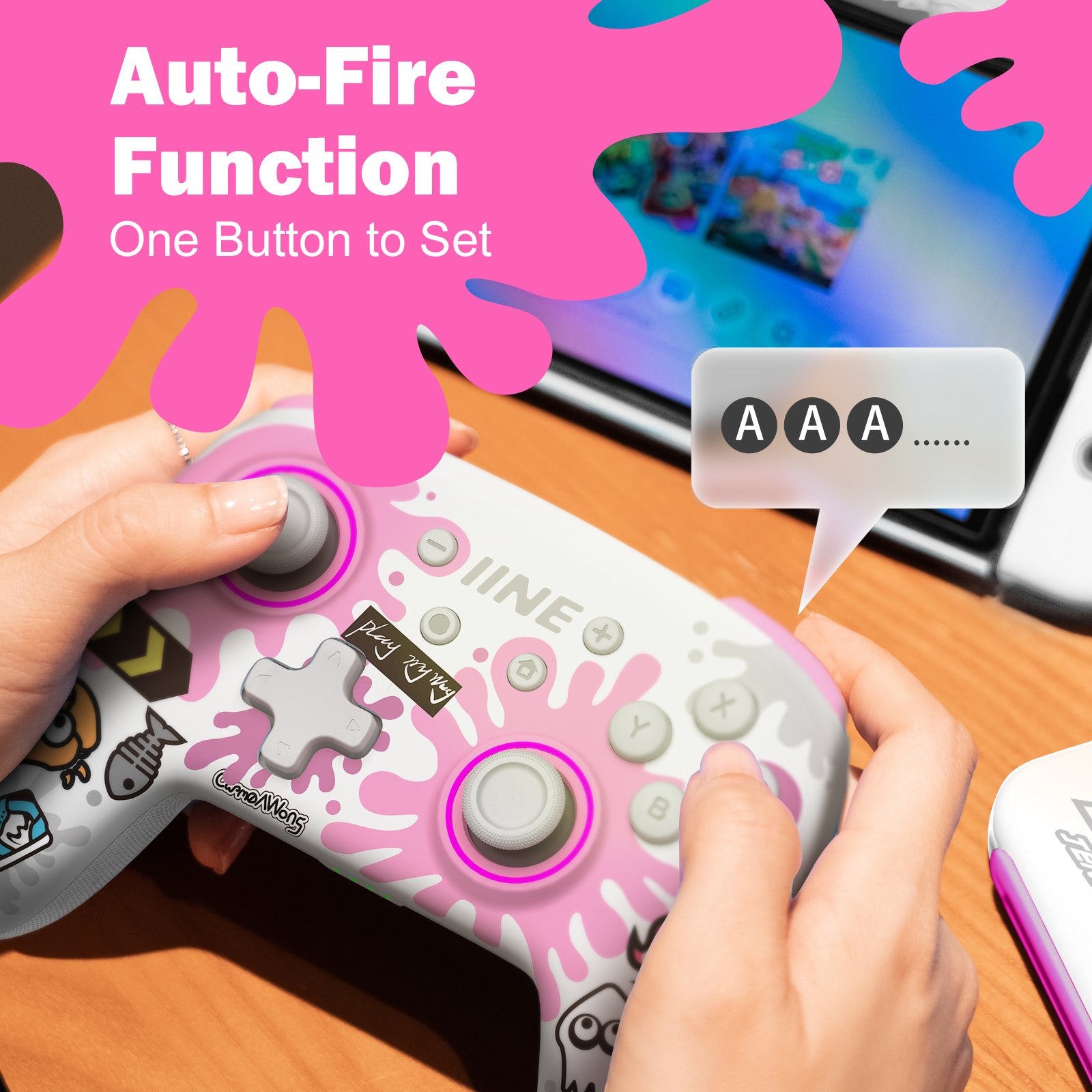 IINE Nintendo Switch Splatoon Wireless Controller