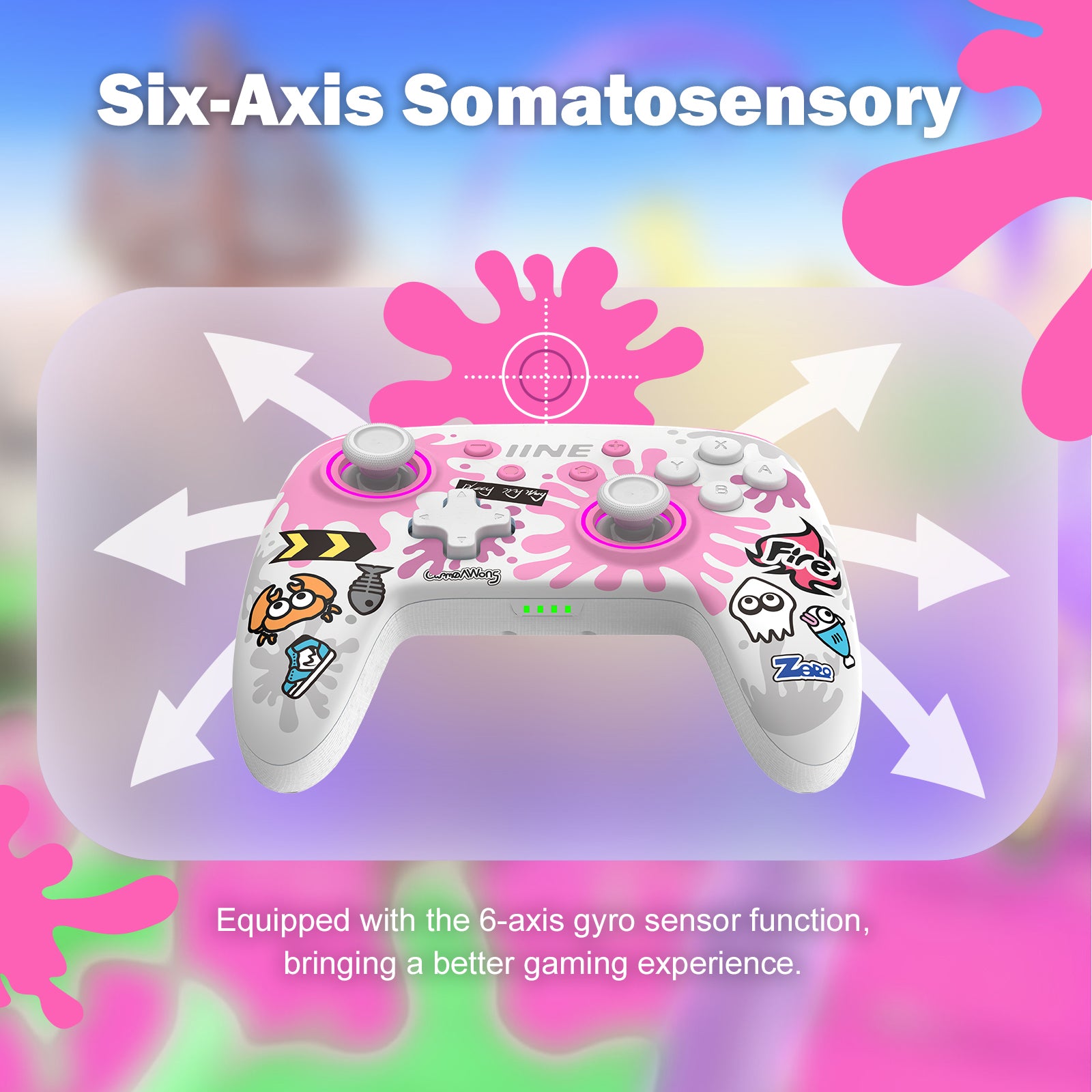 IINE Nintendo Switch Splatoon Wireless Controller