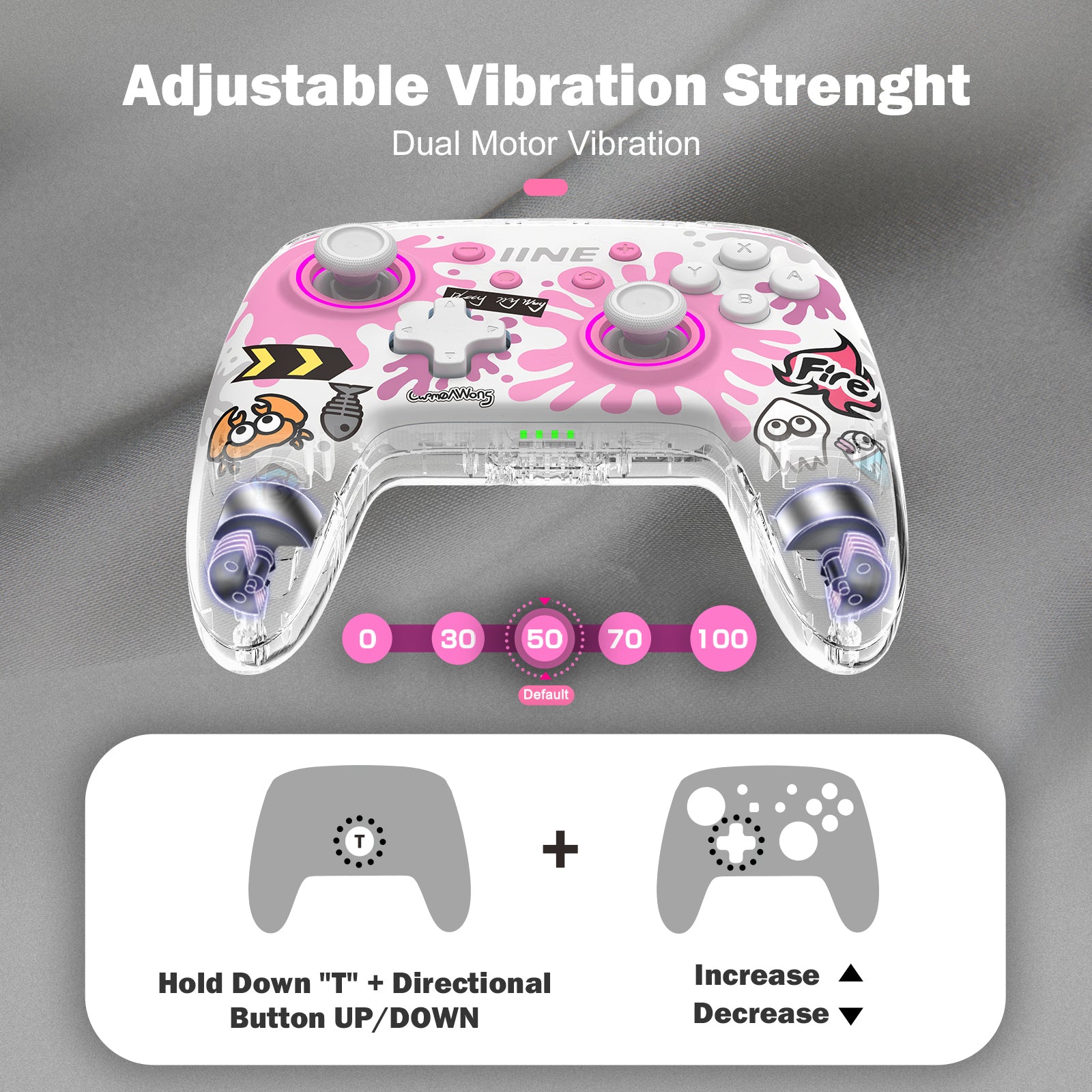 IINE Nintendo Switch Splatoon Wireless Controller
