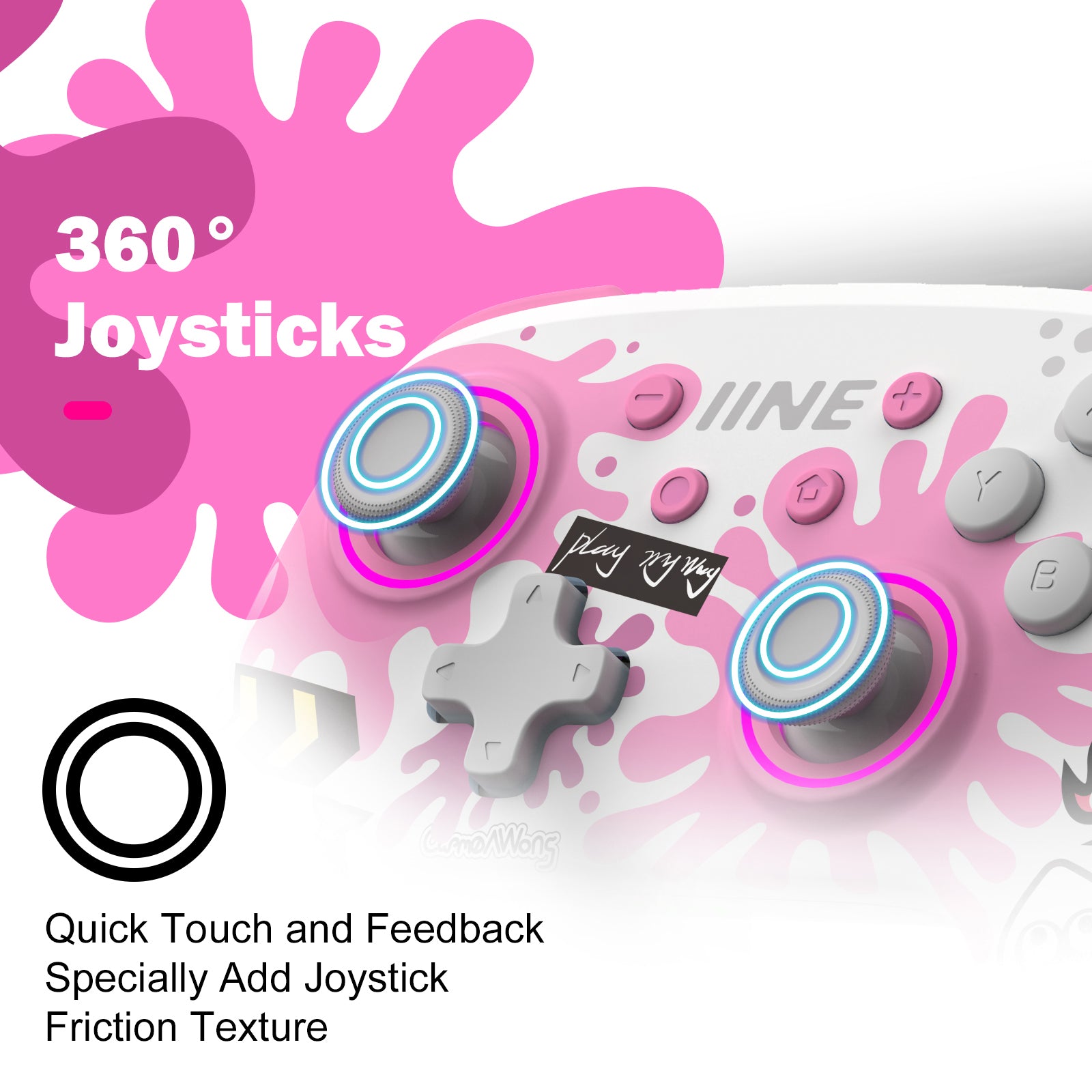 IINE Nintendo Switch Splatoon Wireless Controller